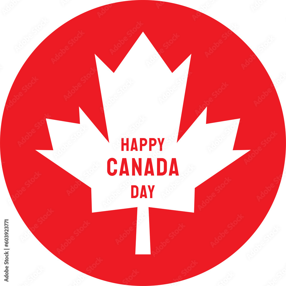 The maple leaf symbol for Canada day concept The maple leaf symbol for Canada day concept
