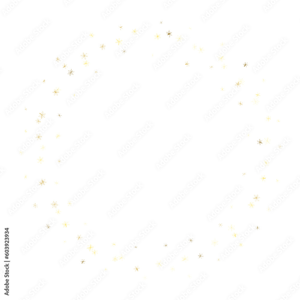 Golden sparkle circle border frame Golden sparkle circle border frame