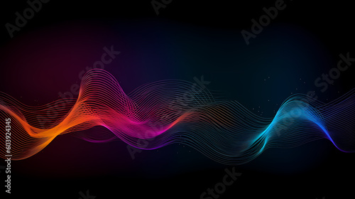 color blast, blur color gradient wave background, purple red yellow blue colors banner poster cover abstract design © Camden