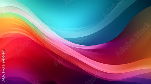 color blast, blur color gradient wave background, purple red yellow blue colors banner poster cover abstract design