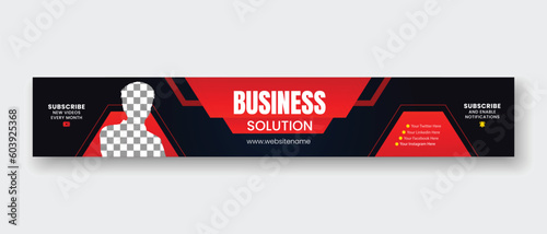 Official YouTube Cover, YouTube Header and YouTube Banner design social media cover design, business cover and Business header for YouTube