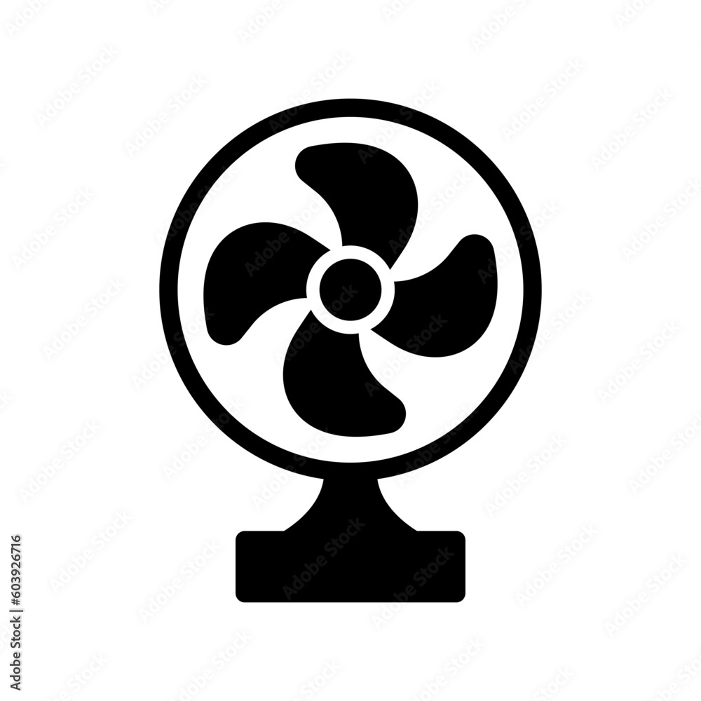 Electric fan icon vector on trendy design Electric fan icon vector on trendy design
