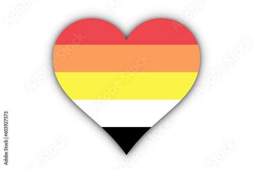 Bandera Lithsexualidad en corazón Free Download Bandera Lithsexualidad en corazón - GFXLoad