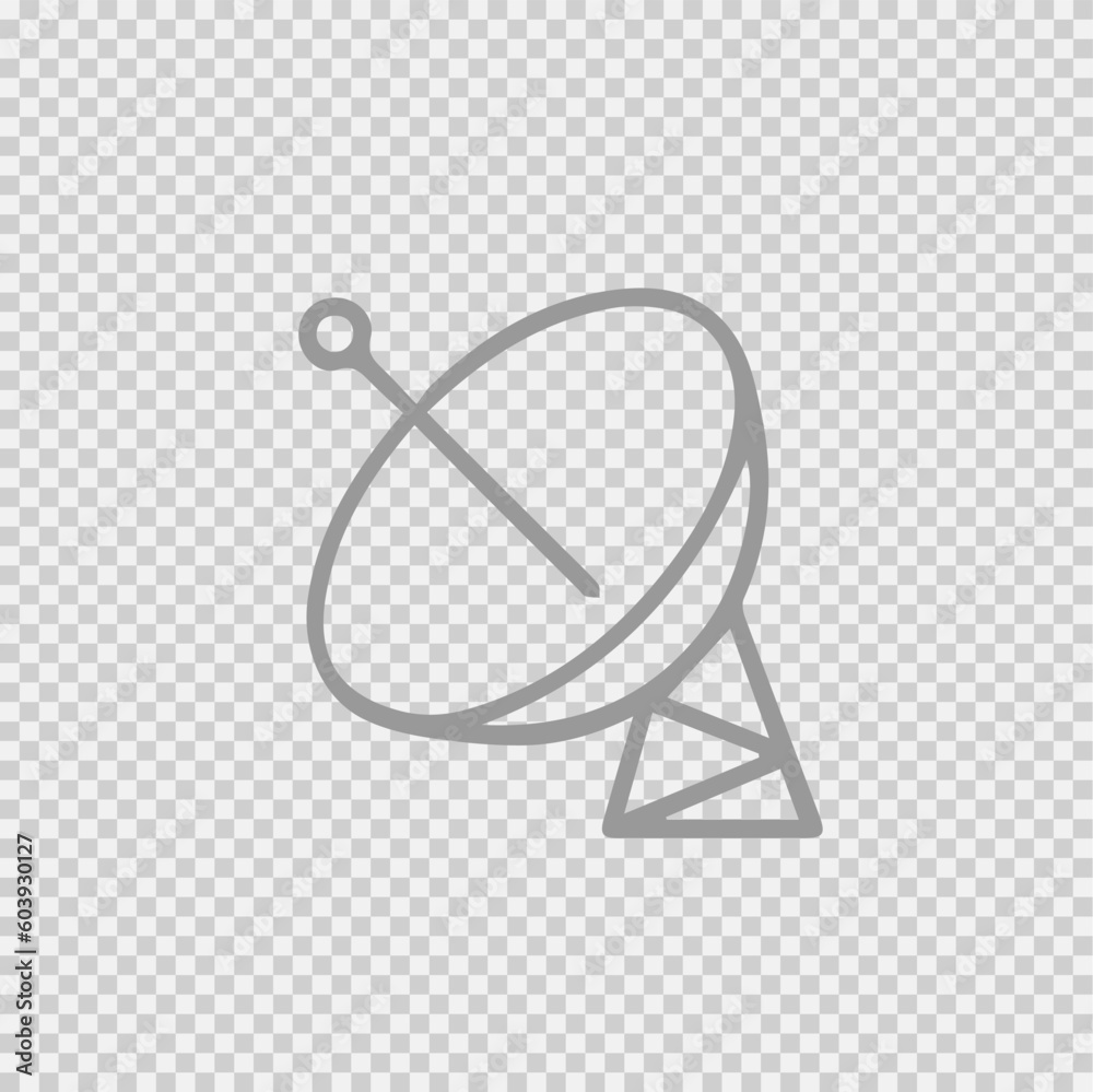 Satellite simple isolated vector icon eps 10. Satellite simple isolated vector icon eps 10.