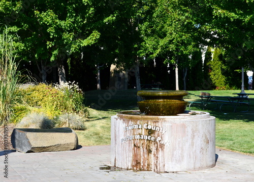 Park in Downtown Yakima, Washington photo