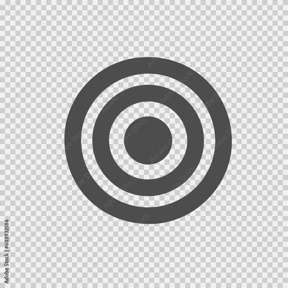 Target vector icon eps 10. Simple isolated pictogram. Target vector icon eps 10. Simple isolated pictogram.
