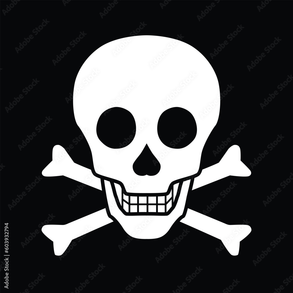 skull and bones sign outline black background skull and bones sign outline black background