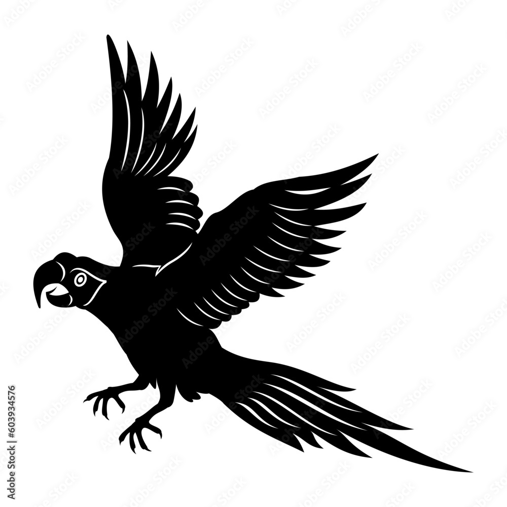 Fototapeta premium parrot vector illustration