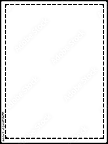 black and white frame