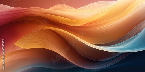 warm Orange fluid vibrant b...