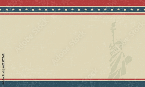 USA independence day background, vector illustration