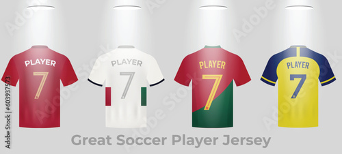 Portugal Number 7 Jersey 