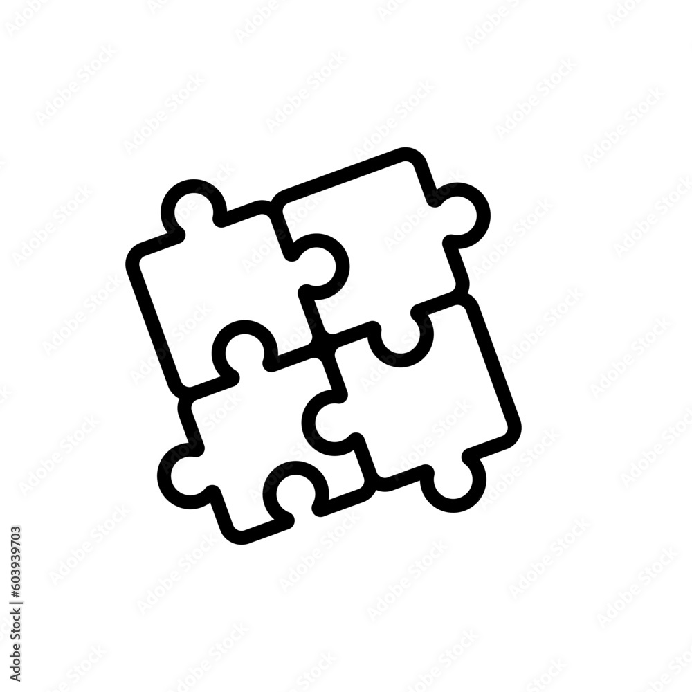 puzzle sign symbol vector puzzle sign symbol vector