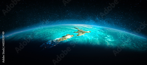 New Zealand from space