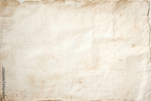 Empty old paper background. Brown vinage texture Generative AI