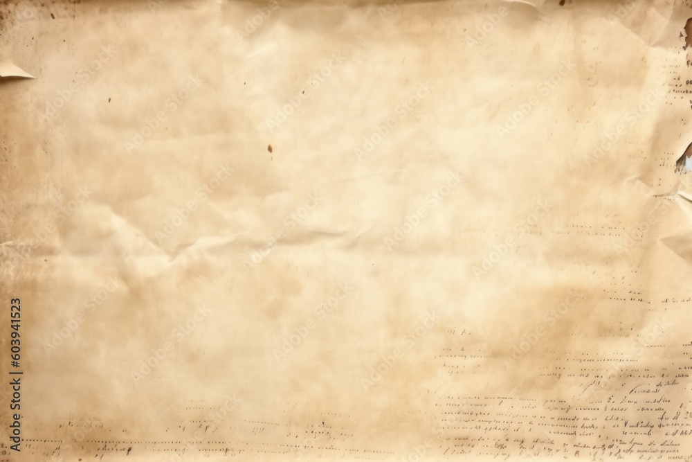 Empty old paper background. Brown vinage texture Generative AI Empty old paper background. Brown vinage texture Generative AI