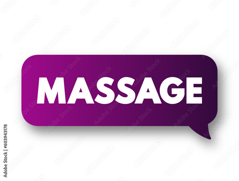 Massage - manipulation of tissues with the hand or an instrument for relaxation or therapeutic purposes, text concept background Massage - manipulation of tissues with the hand or an instrument for relaxation or therapeutic purposes, text concept background