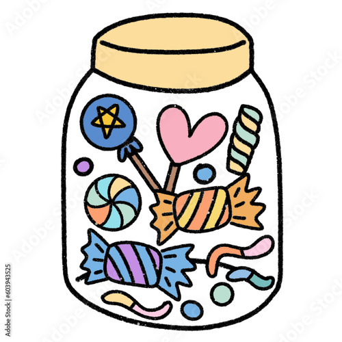 Принти на полотні jar of honey Candy confectionery confection sweetie  sweets sweetment sugarplum