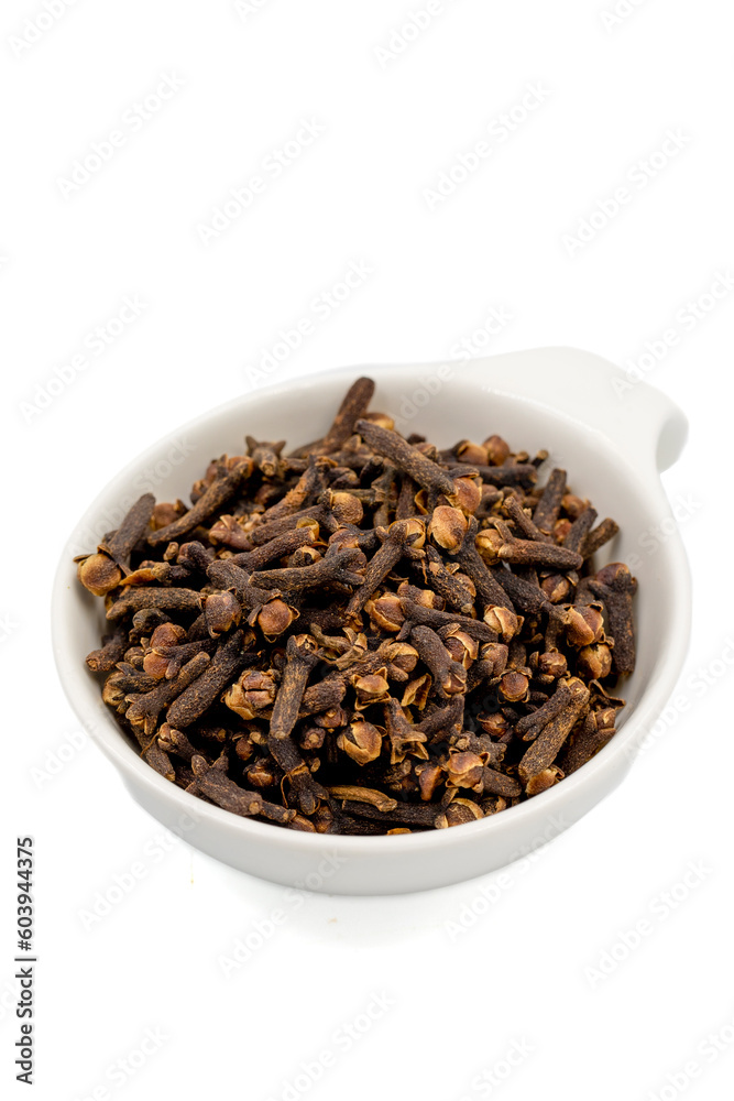 Clove. Dried Clove isolated on white background. Spice concept Clove. Dried Clove isolated on white background. Spice concept
