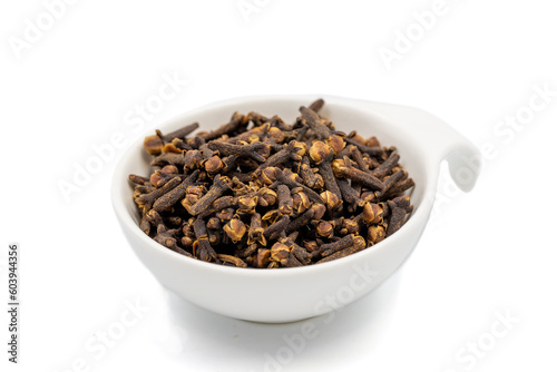 Clove. Dried Clove isolated on white background. Spice concept