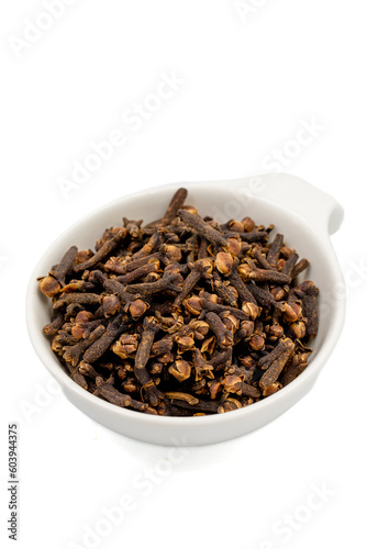 Clove. Dried Clove isolated on white background. Spice concept