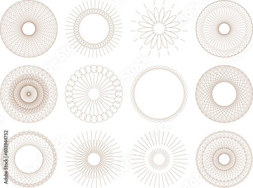 Dynamic Circles: Abstract Geometric Vector Artwork
