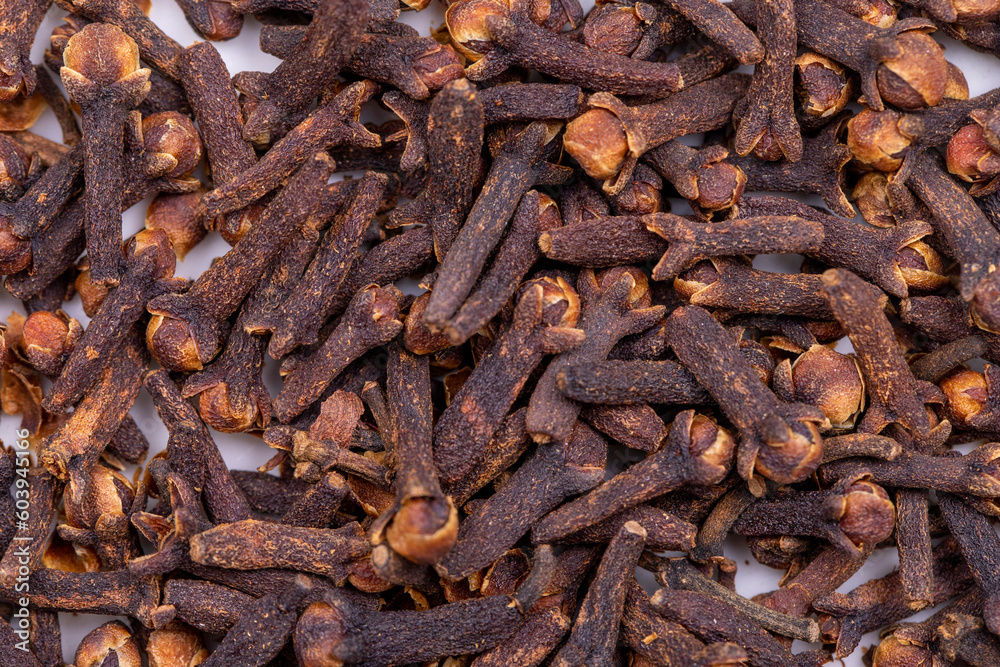 Clove. Dried Clove on wooden background. Spices concept. food background. Top view Clove. Dried Clove on wooden background. Spices concept. food background. Top view