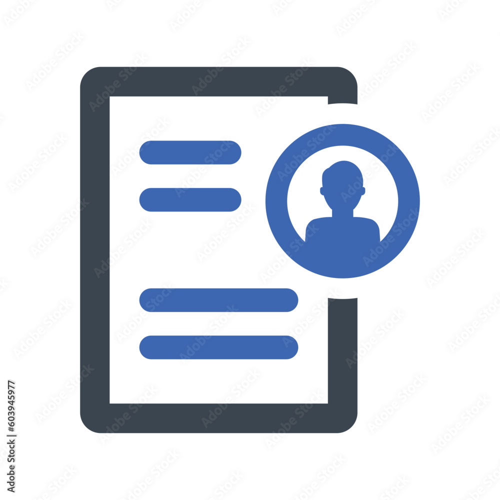 Resume profile icon