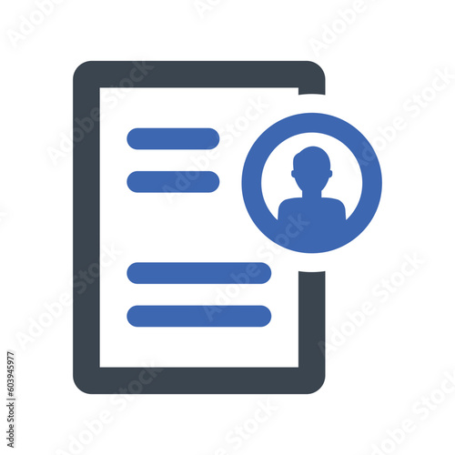 Resume profile icon