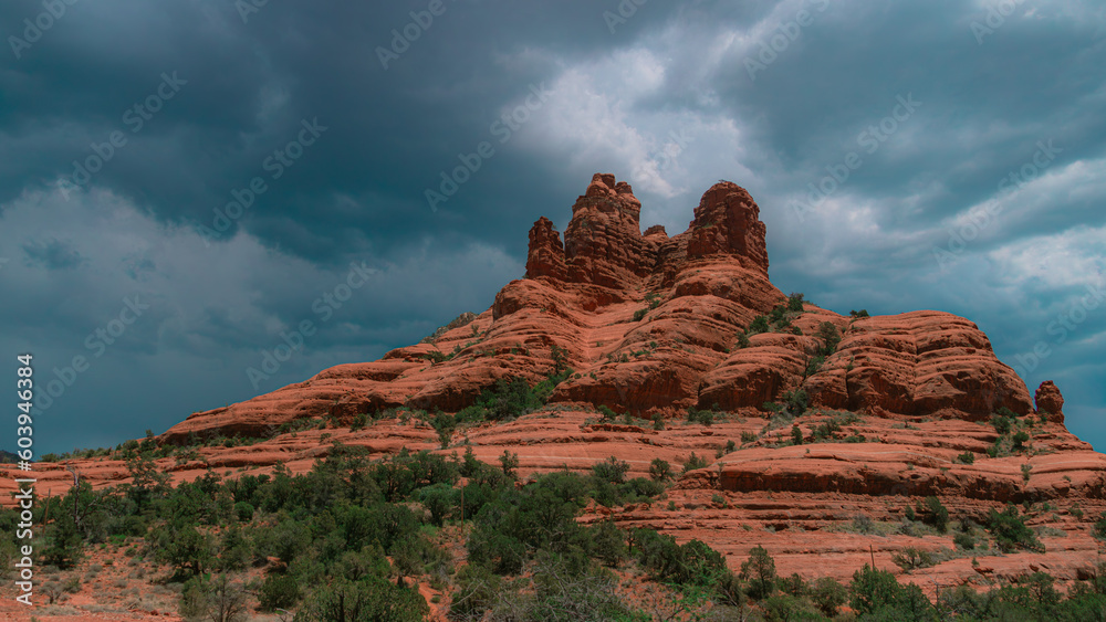 Mountains and sky in Sedona Arizona