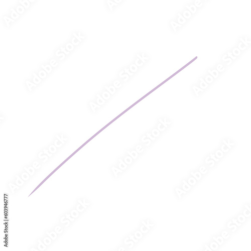 Purple straight line