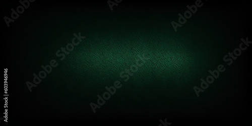 Dark green background with some smooth lines in it. Web banner design. AI generated. © MrBaks