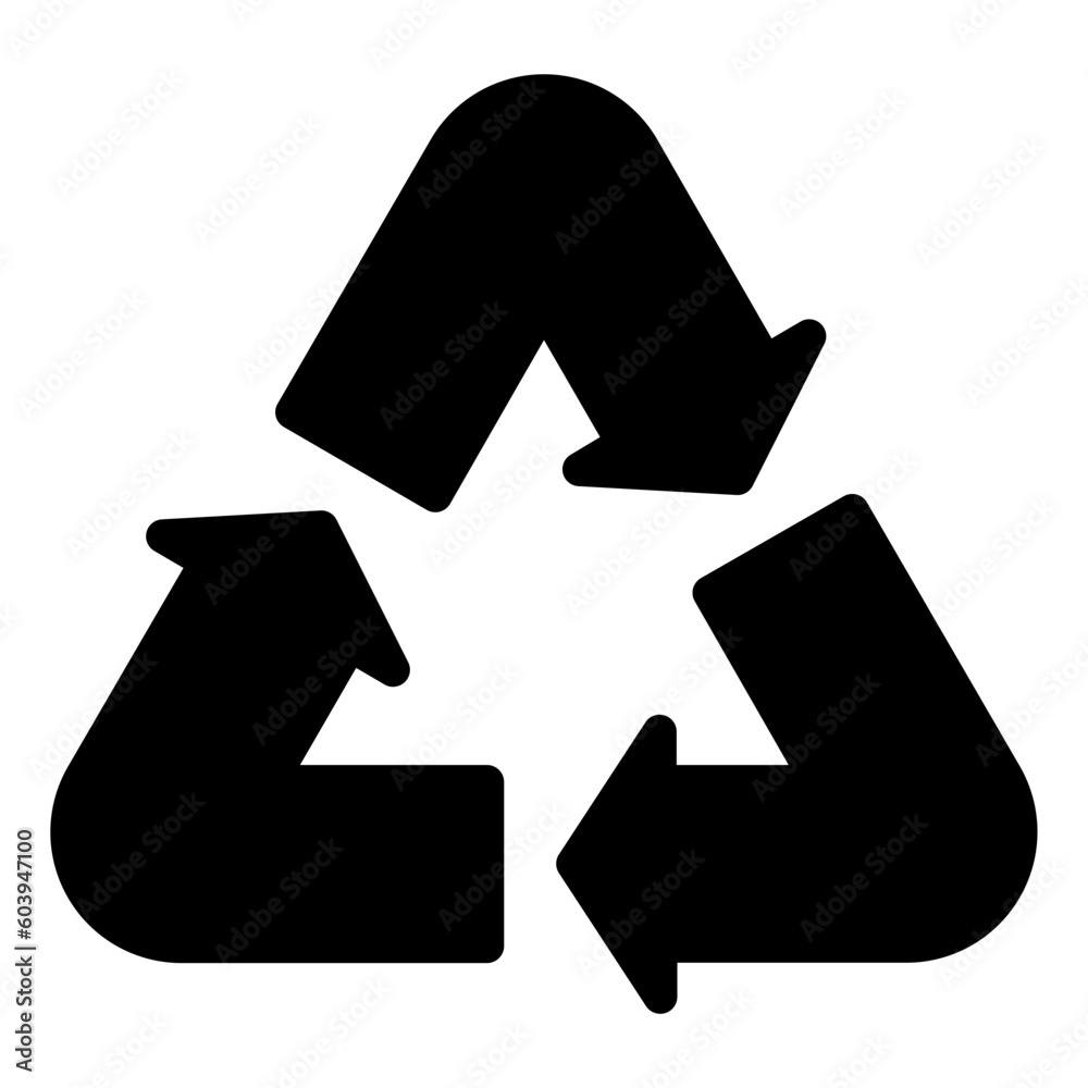 Environmental sustainability or recycling icon Environmental sustainability or recycling icon