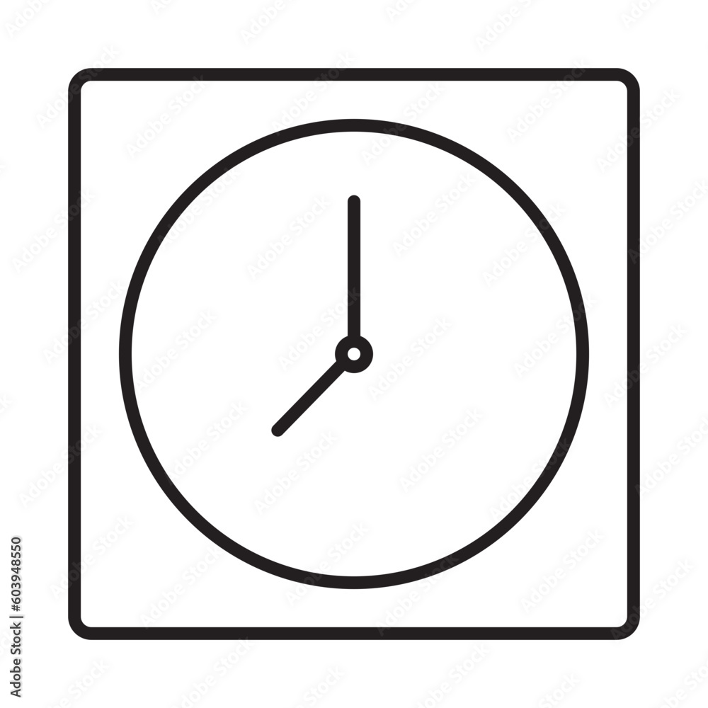 CLOCK design vector icon design vector line icon svg CLOCK design vector icon design vector line icon svg