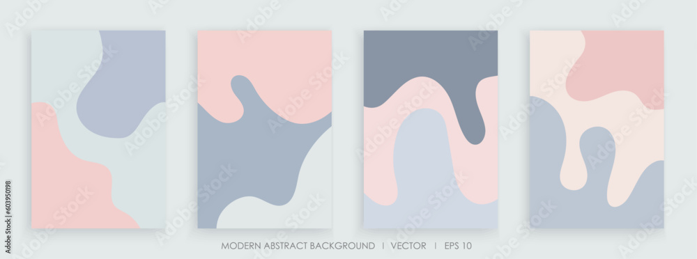 Modern abstract creative backgrounds with wavy shapes and line colorful colors design Modern abstract creative backgrounds with wavy shapes and line colorful colors design