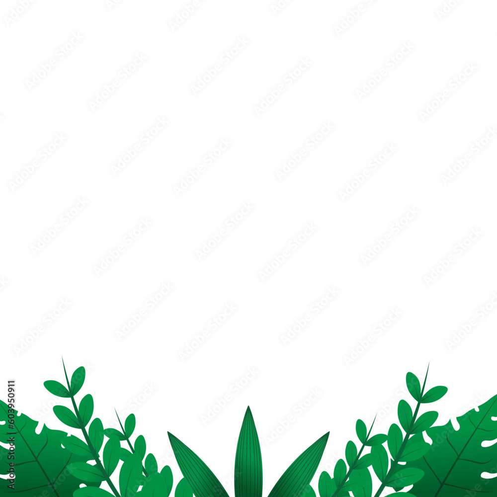 Obraz premium Border Leaf