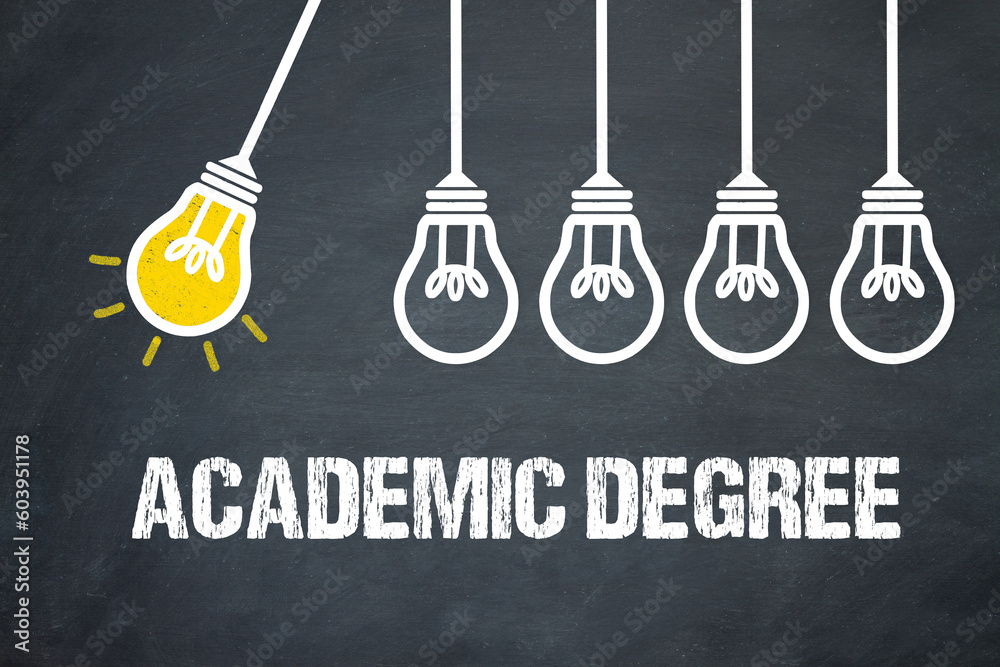 Fototapeta premium Academic Degree 