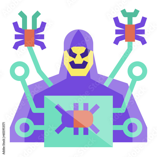 bandit flat icon