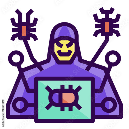bandit filled outline icon
