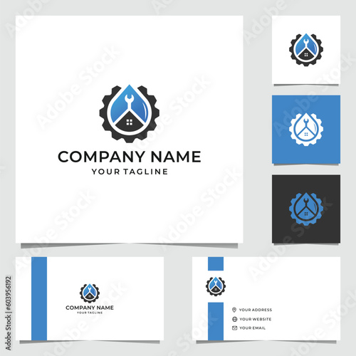 Water Damage Company Logo Design 2