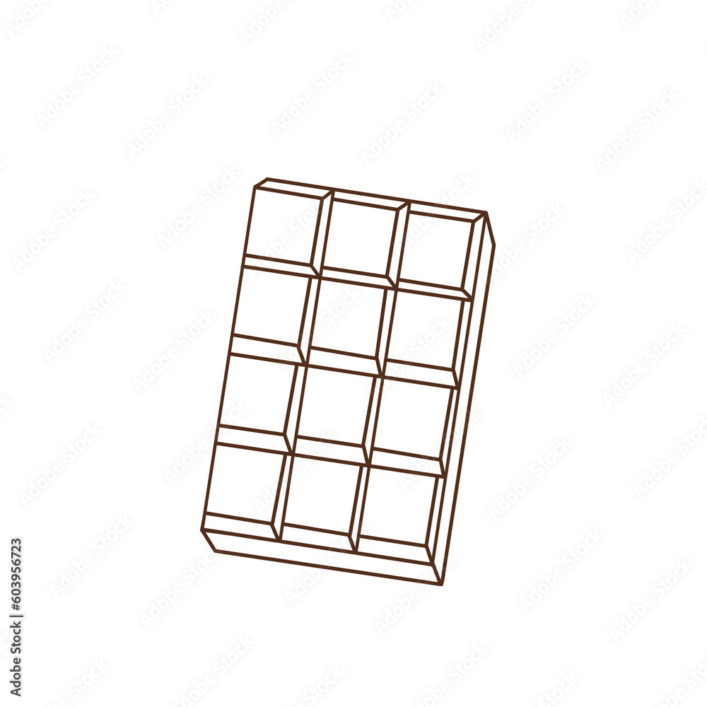 Chocolate Bar Outline Chocolate Bar Outline