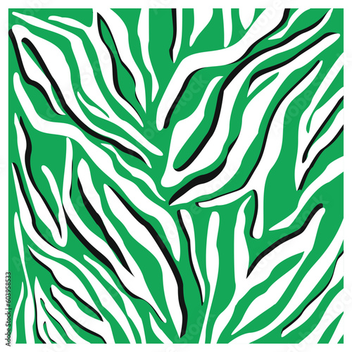 Big cat fur pattern. Decorative tiger pattern seamless vector illustration. Elegant and stylish background for fabric clothes.