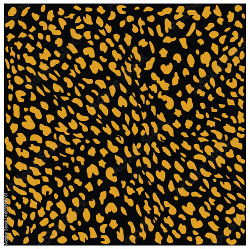 Leopard pattern seamless vector illustration. Elegant and stylish background for fabric clothes. Animal fur pattern.