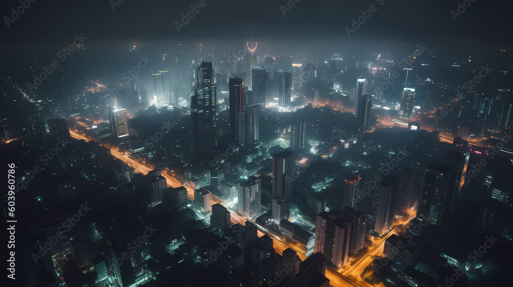 city lights