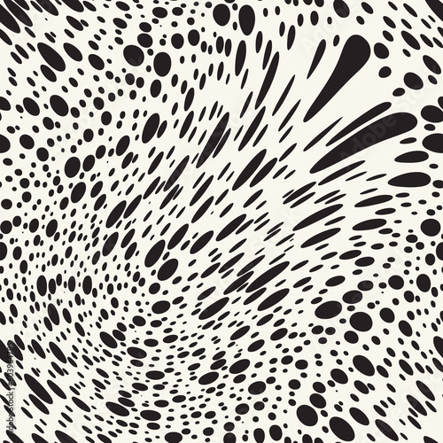Splashed Ink Dots Textured Pattern