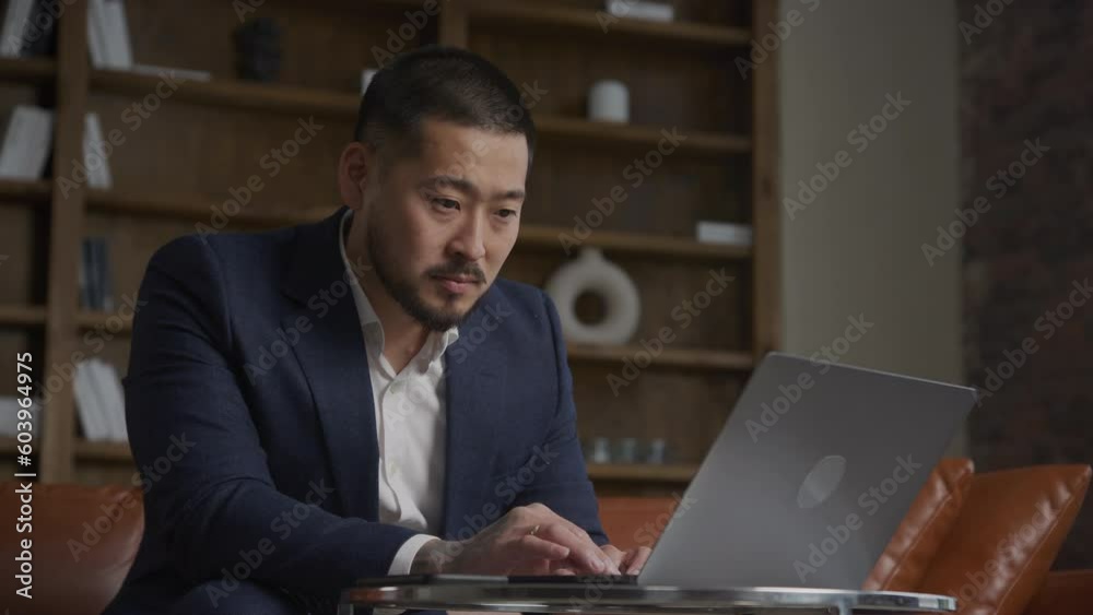 Businessman Browsing Online for Career Opportunities