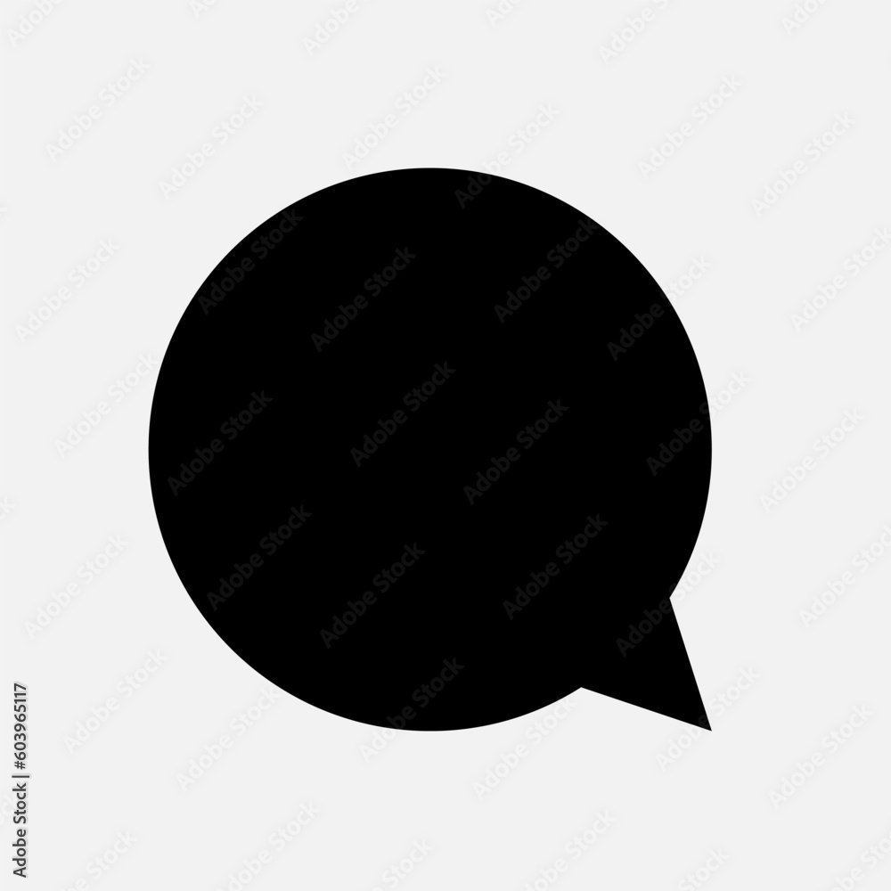 Bubble Speech Icon. Talk and Chat Illustration. Applied as Trendy Symbol for Design Elements, Websites, Presentation and Application - Vector. Bubble Speech Icon. Talk and Chat Illustration. Applied as Trendy Symbol for Design Elements, Websites, Presentation and Application - Vector.