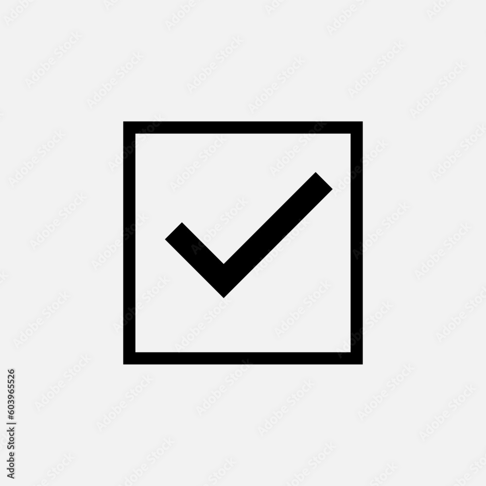 Check Mark Icon. Approve, Confirm Symbol for Design, Presentation, Website or Apps Elements - Vector. Check Mark Icon. Approve, Confirm Symbol for Design, Presentation, Website or Apps Elements - Vector.