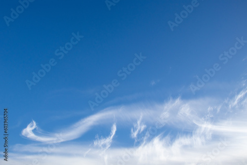 Blue skies and clouds in the Summertime.