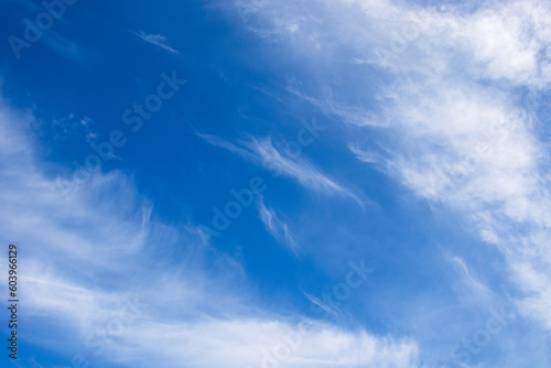 Blue skies and clouds in the Summertime.